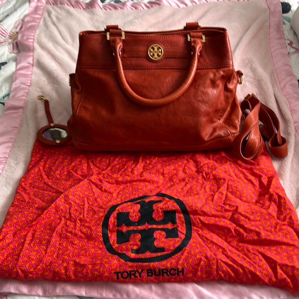 Tory Burch Burnt Orange Handbag/Crossbody